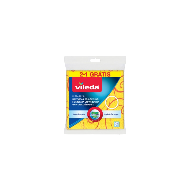 Ściereczka Uniwersalna Vileda 2+1 Gratis - Wielofunkcyjna z Microfibry